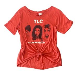 90s TLC tie up tee